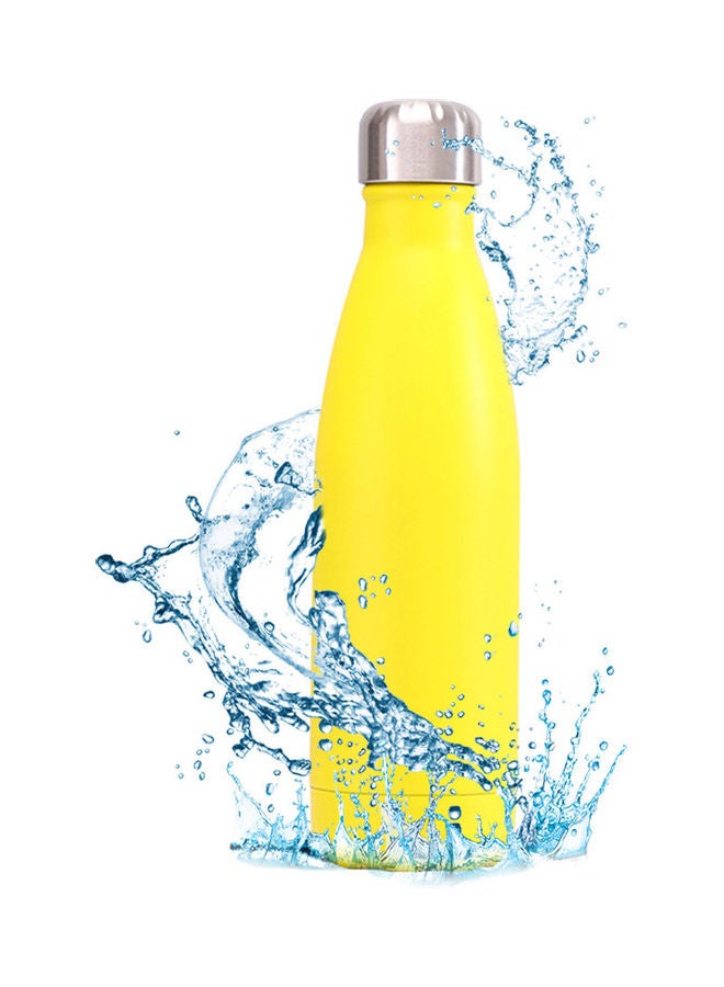 500ML Stainless Steel Vacuum Insulated Water Bottle Cola Shape Bottle Keep 12 Hours Cold & Hot Reusable Metal Leak-Proof Sports Flask 28*8*9cm