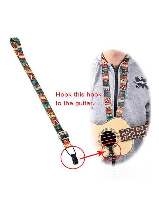 Strap Guitar Accessories Adjustable with Hook 30 x 7 x 4cm