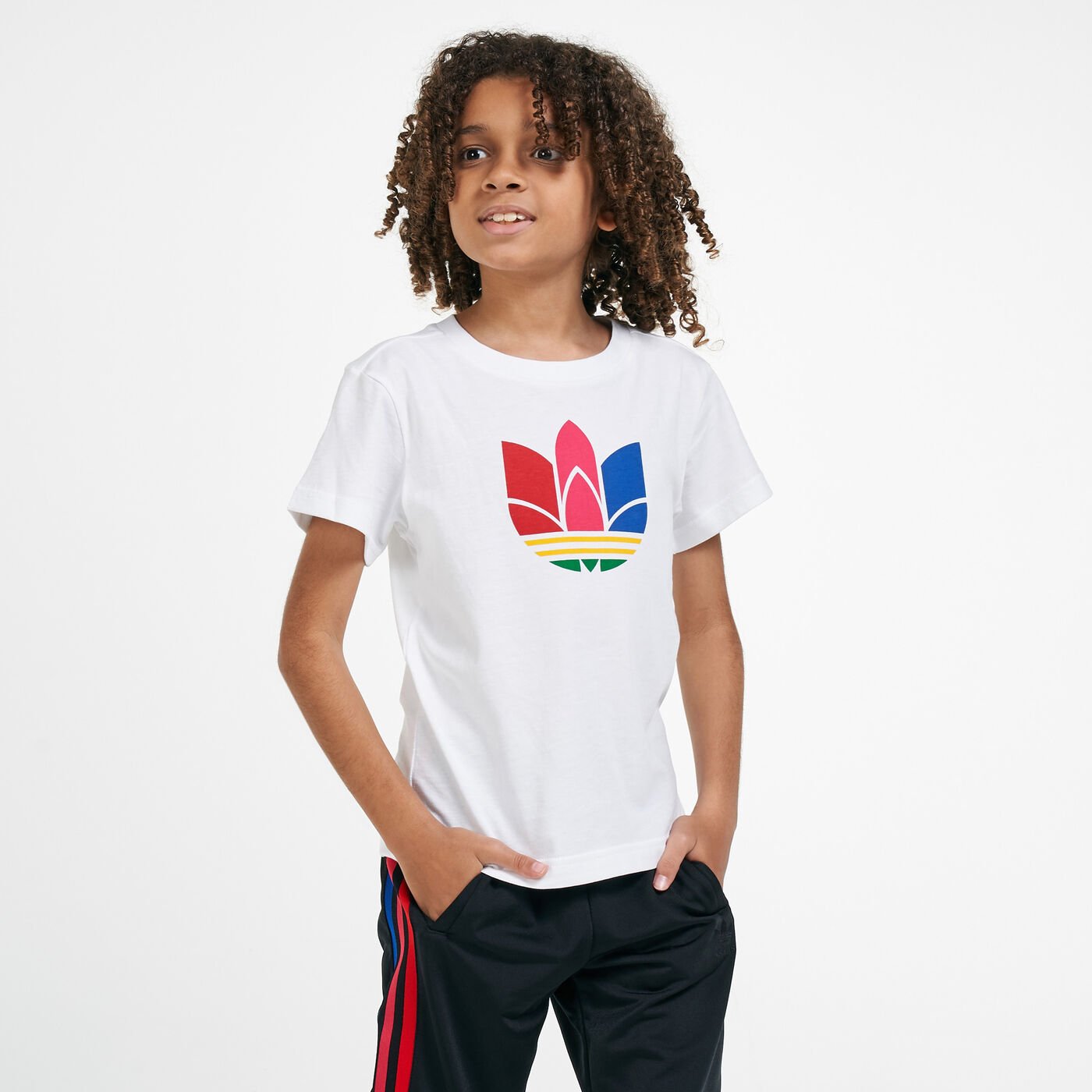 Kids' Adicolor 3D Trefoil T-Shirt (Older Kids)