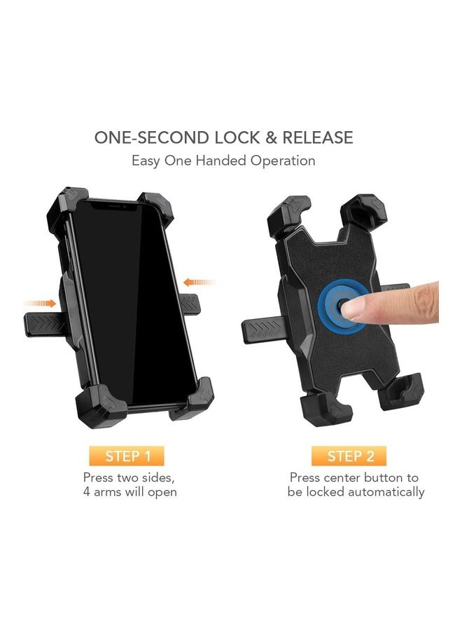 360° Rotation Adjustable Motorcycle Mobile Phone Holder