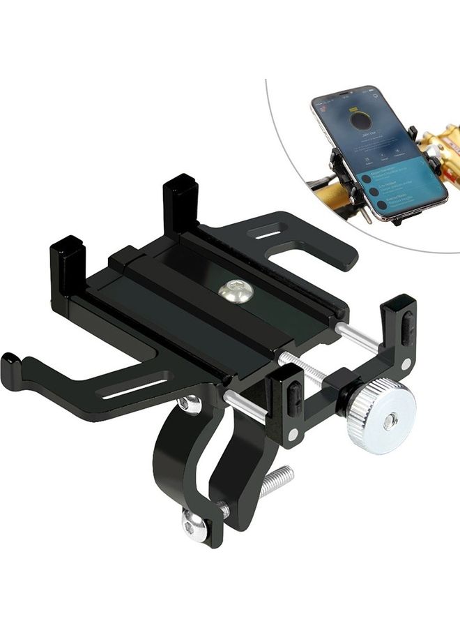 Bicycle Adjustable Aluminum Alloy Mobile Phone Holder