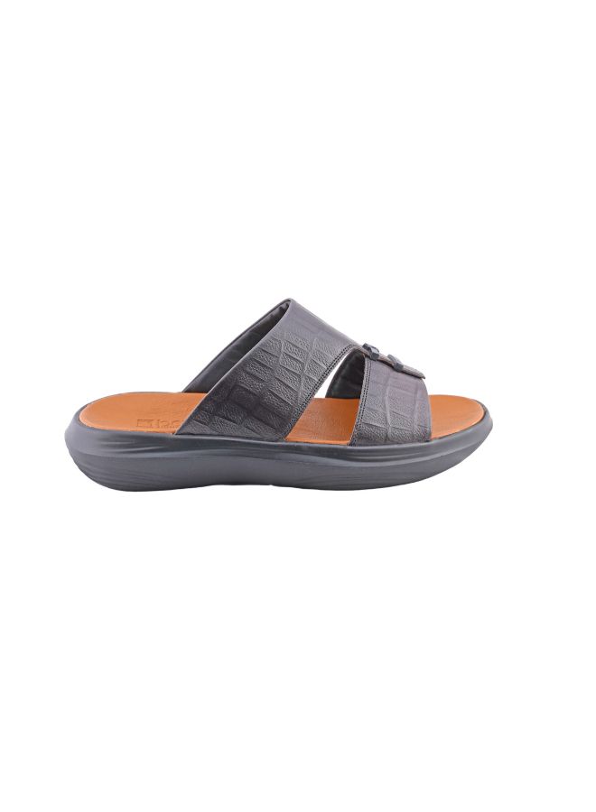 Casual Comfortable Arabic Sandals Dark Grey
