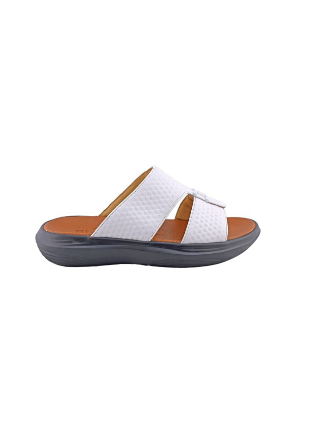 Casual Comfortable Arabic Sandals White