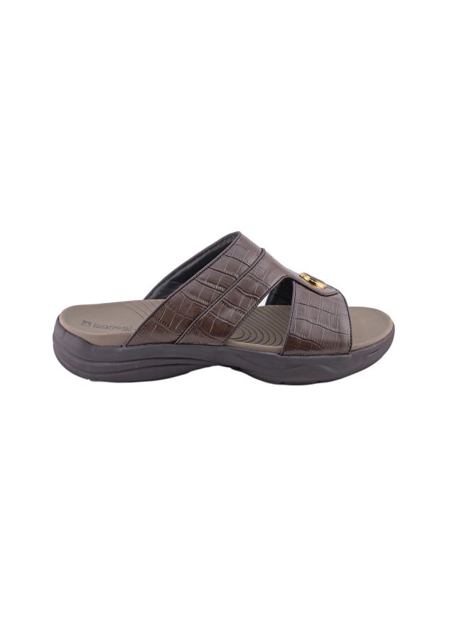 Casual Comfortable Arabic Sandals Brown