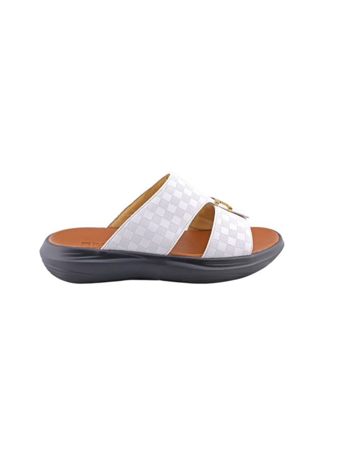 Casual Comfortable Arabic Sandals White