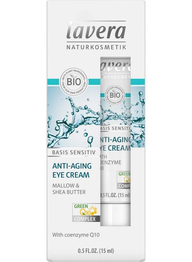 ® Antiaging Eye Cream With Innovative Natural Composition Of Coenzyme Q10 Organic Jojoba Oil & Aloe Vera To Actively Fight Wrinkles Fine Lines & Signs Of Skin Aging For Under Eyes 0.5 Oz