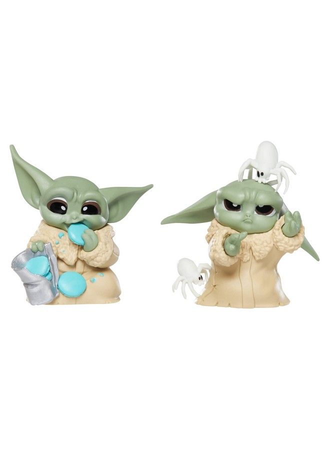 The Bounty Collection Series 4 2Pack Grogu Collectible Figures 2.25Inchscale Pesky Spiders Cookie Eating Ages 4 And Up