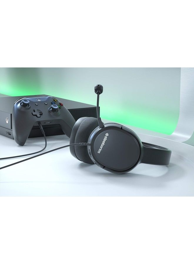 Arctis 1 Wired Gaming Headset – Detachable ClearCast Microphone – Lightweight Steel-Reinforced Headband – For Xbox, PC, PS5, PS4, Nintendo Switch, Mobile