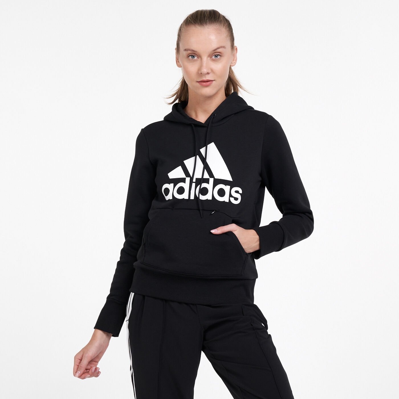 Women's Badge of Sport Fleece Hoodie