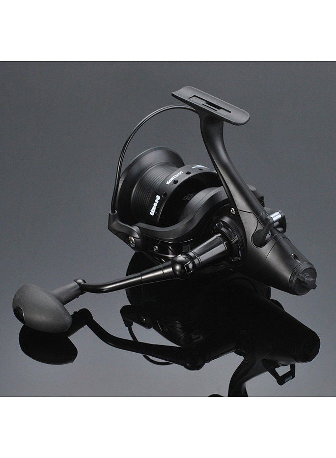 12+1 BB Spinning Reel with Front and Rear Double Drag Carp Fishing Reel Left Right Interchangeable for Saltwater Freshwater Model 5000