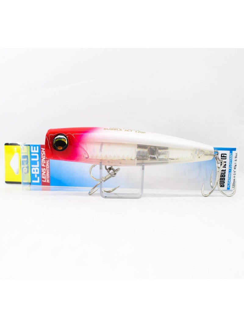 Duel L-Blue Bubble Jet Floating Popper 120mm