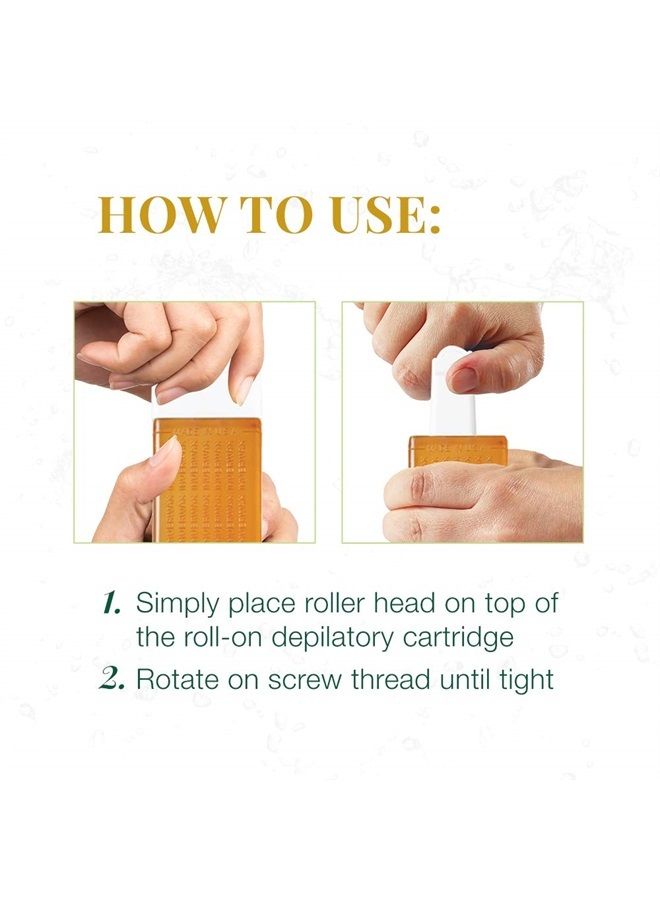 Medium Roller head, Bikini Roll-on Waxing System, 3-Pack