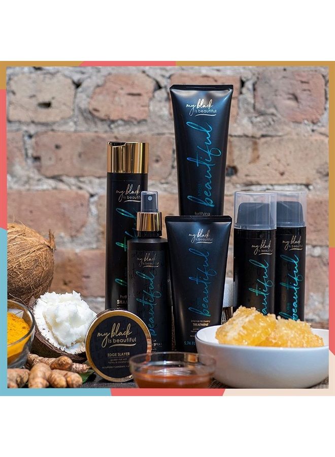 My Black is Beautiful Intense Recovery Treatment, Sulfate Free, for Curly and Coily Hair with Coconut Oil, Honey and Turmeric, 9.6 fl oz