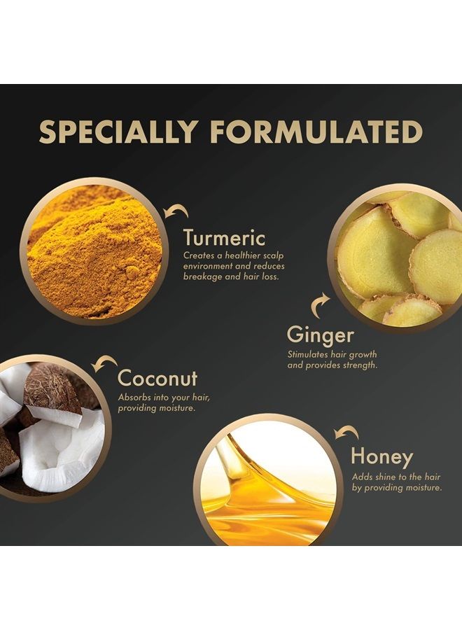 My Black is Beautiful Intense Recovery Treatment, Sulfate Free, for Curly and Coily Hair with Coconut Oil, Honey and Turmeric, 9.6 fl oz