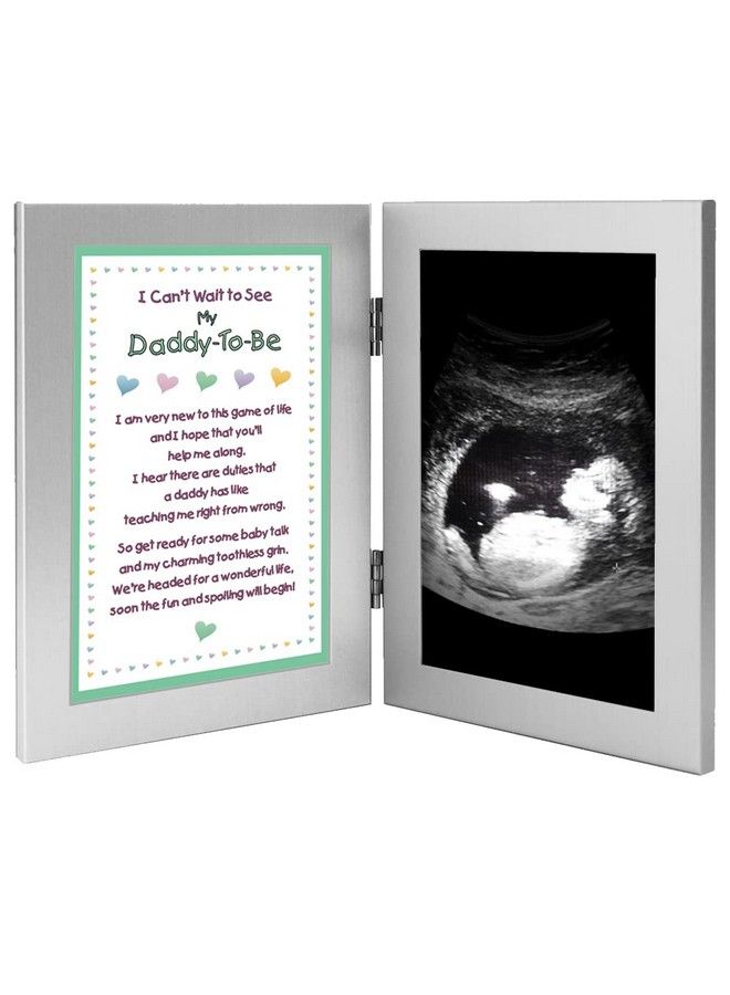 Father To Be Dad Add Baby Ultrasound 4X6 Inch Photo To Baby Keepsake Frame