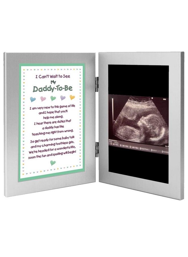 Father To Be Dad Add Baby Ultrasound 4X6 Inch Photo To Baby Keepsake Frame