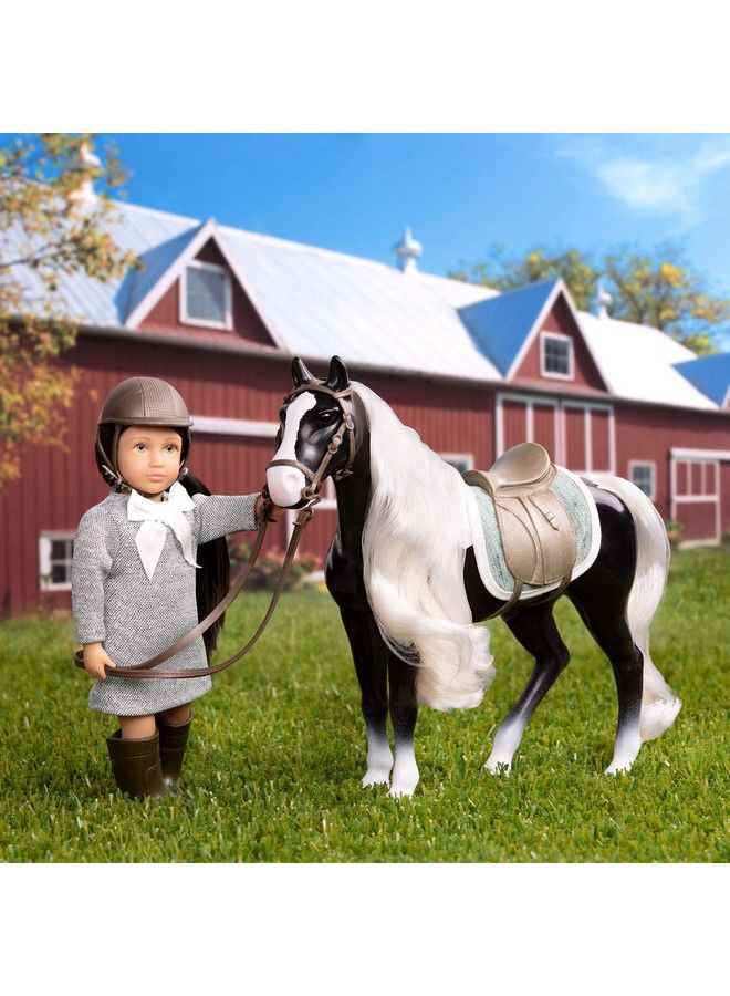 Dolls Mini Doll & Toy Horse Small 6Inch Doll & Gypsy Vanner Horse Set With Clothes Animal & Accessories Playset For Kids Ansley & Arabel 3 Years +