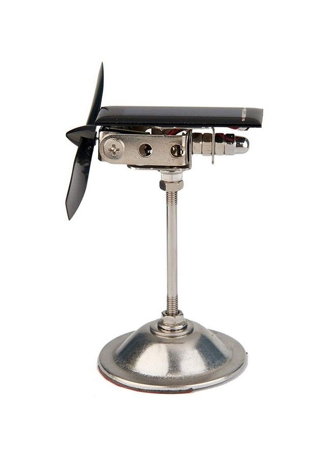 Solar Power Windmill Black Propeller Creative Solar Car Rotating Windmill Ornaments Dynamic Interior Decoration Science Home Office Toy For Desk Physics Toy Solar Car Decoration Wj154