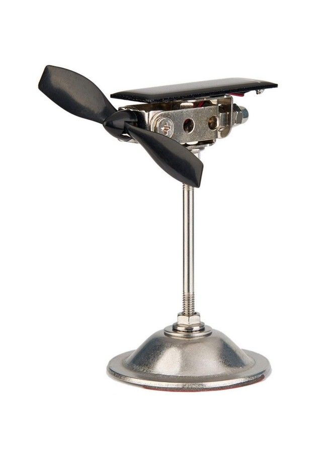 Solar Power Windmill Black Propeller Creative Solar Car Rotating Windmill Ornaments Dynamic Interior Decoration Science Home Office Toy For Desk Physics Toy Solar Car Decoration Wj154