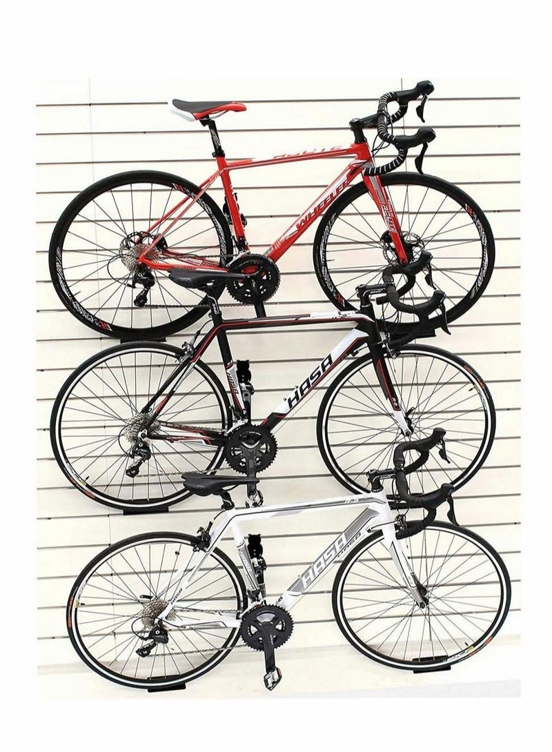 Bicycle Wall Mount 3 in 1 Bike Rack Wall Mounted Hanger Pedal Hook Wheel Heavy Duty Bicycle Racks Pedal Hook for Bike Hook Storage