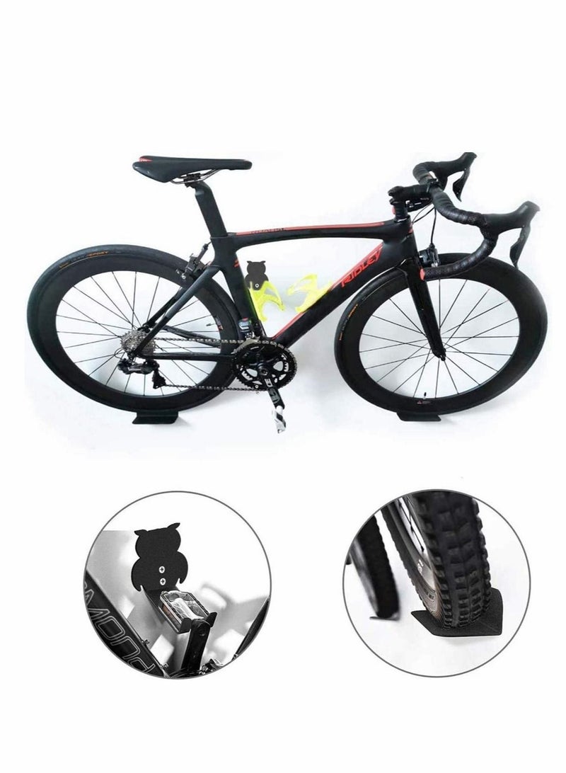 Bicycle Wall Mount 3 in 1 Bike Rack Wall Mounted Hanger Pedal Hook Wheel Heavy Duty Bicycle Racks Pedal Hook for Bike Hook Storage