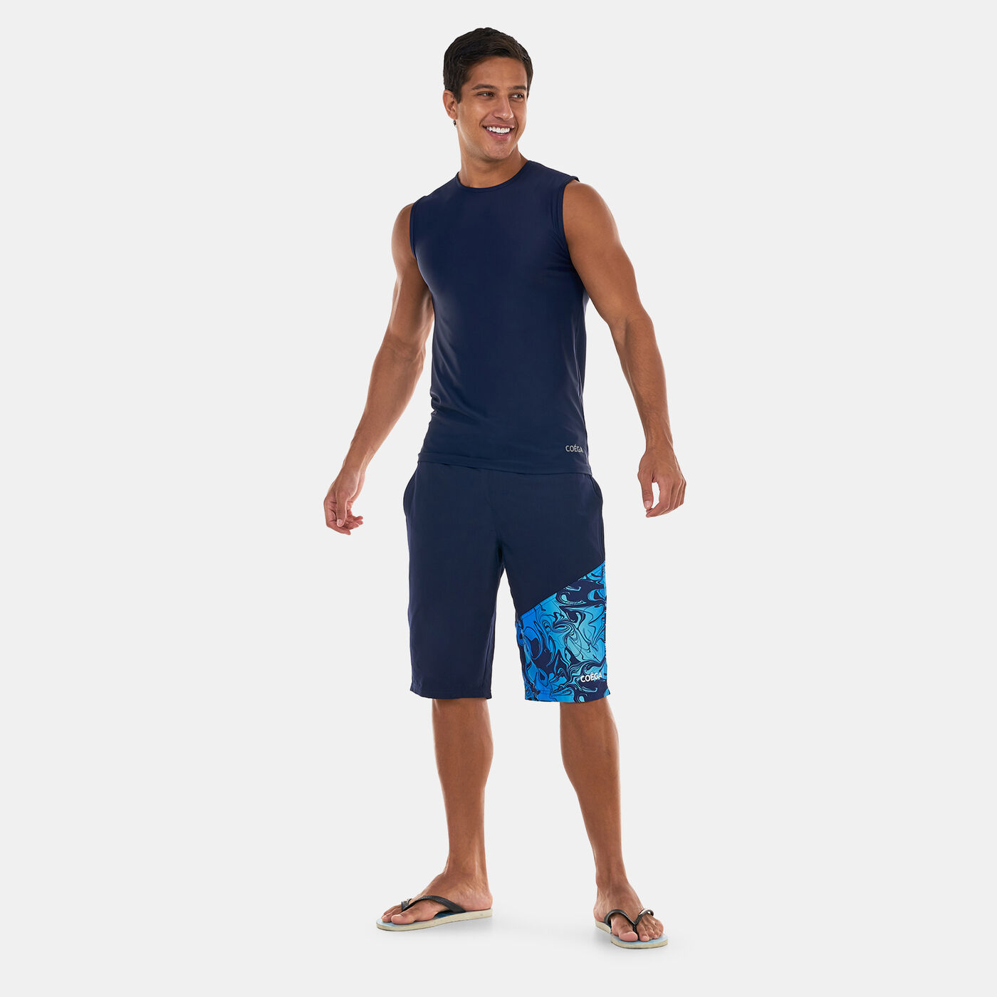 Mens Swim Capris Shorts