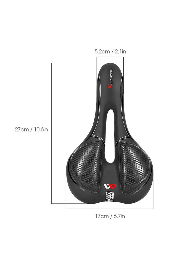 Bike Seat Padded Bicycle Saddle Cushion for Men Women MTB Mountain Road Bike Cycling Type C