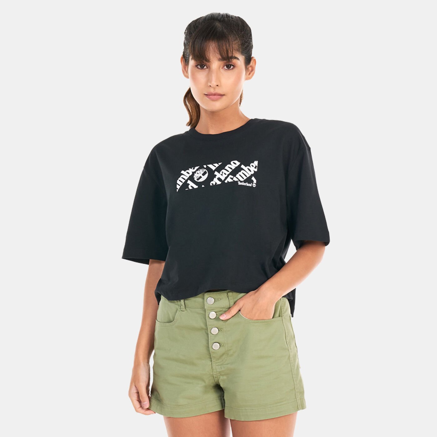 Women's Logo Pack Cropped T-Shirt