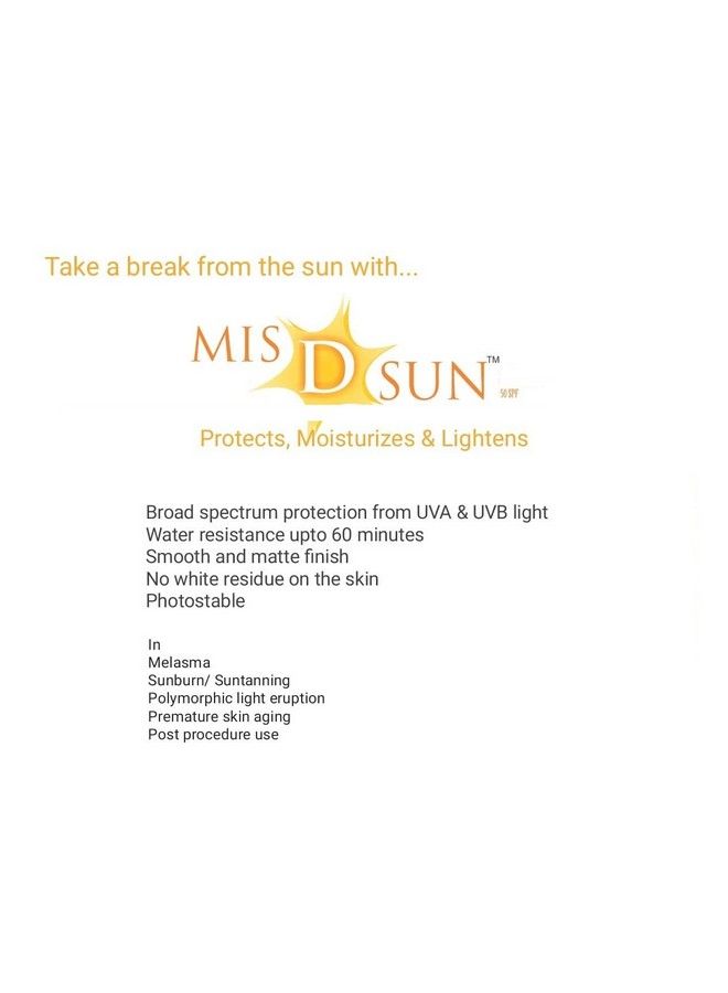 New Mis D Sun Sunscreen Lotion Spf 50 (50Gm)