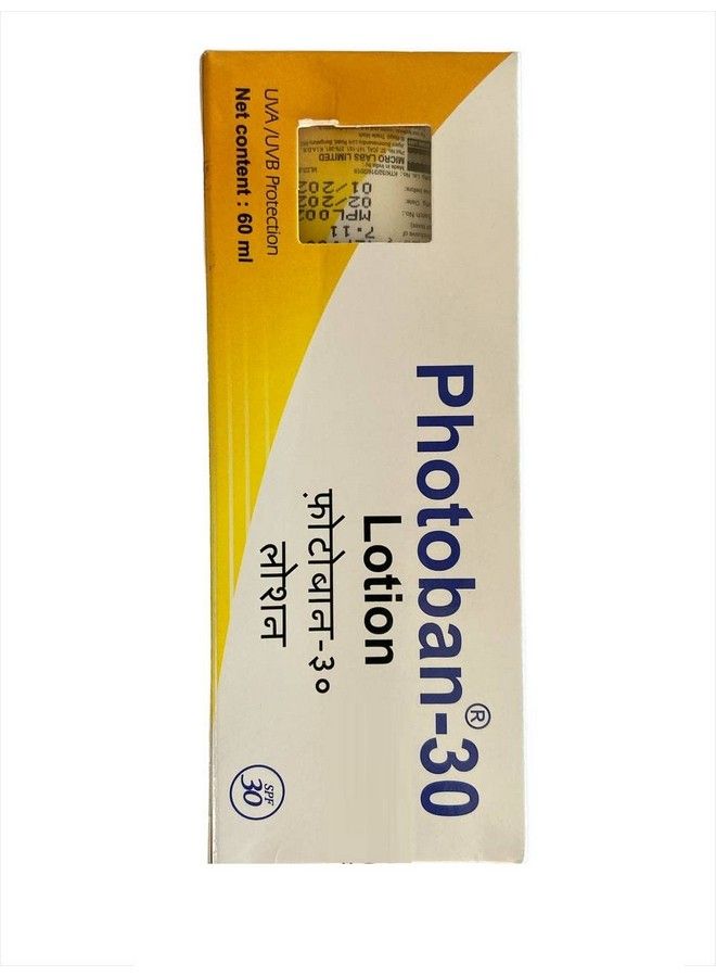 Photoban30 Spf 30 Sunscreen Lotion For Uva And Uvb Rays Protection