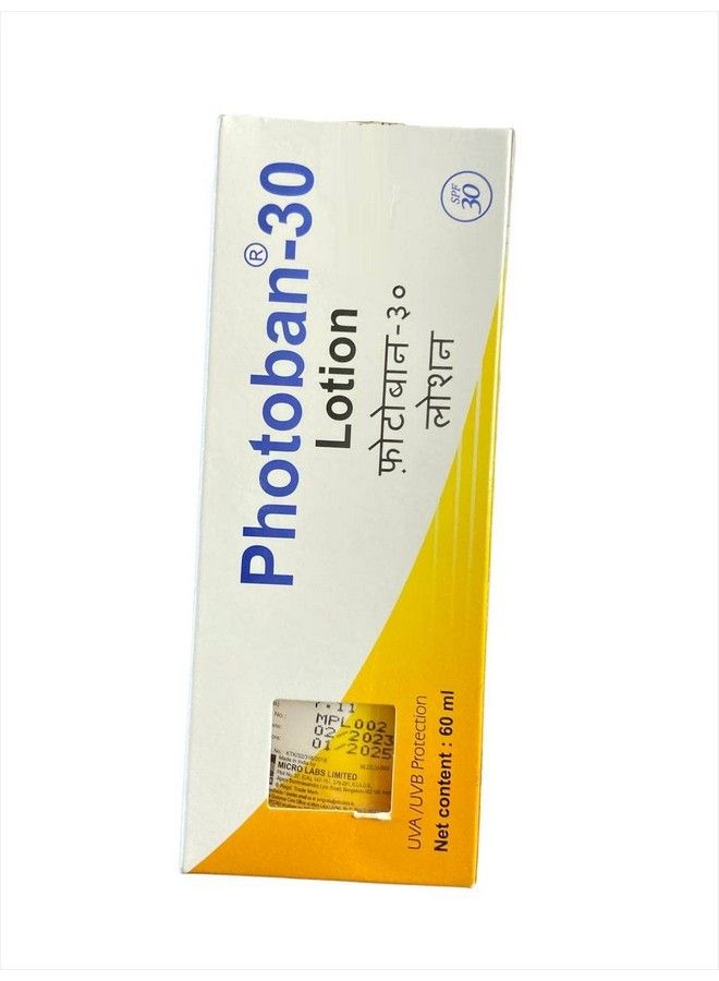 Photoban30 Spf 30 Sunscreen Lotion For Uva And Uvb Rays Protection