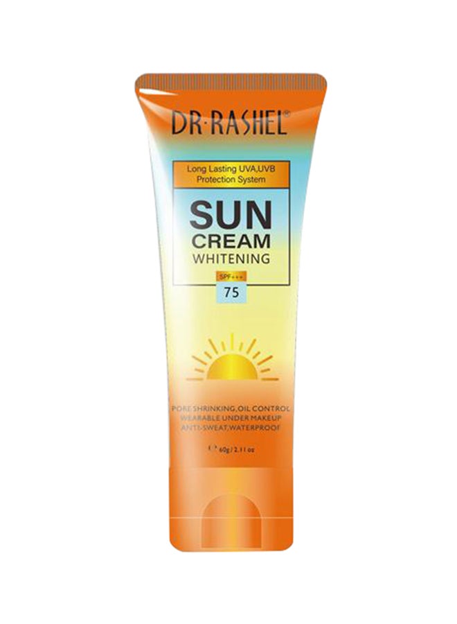 Whitening & Moisturizing Sun Protect Cream Spf 75 Multicolour 60grams
