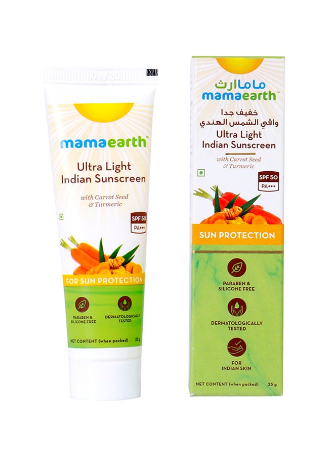 Ultra Light Indian Sunscreen 25grams
