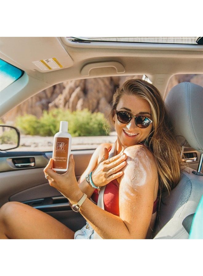 Sunless Self Tanning Lotion Made with All Natural DHA, Shea Butter and Rose Hip Oil For Natural Looking Tan Self Tanner Made In The U.S.