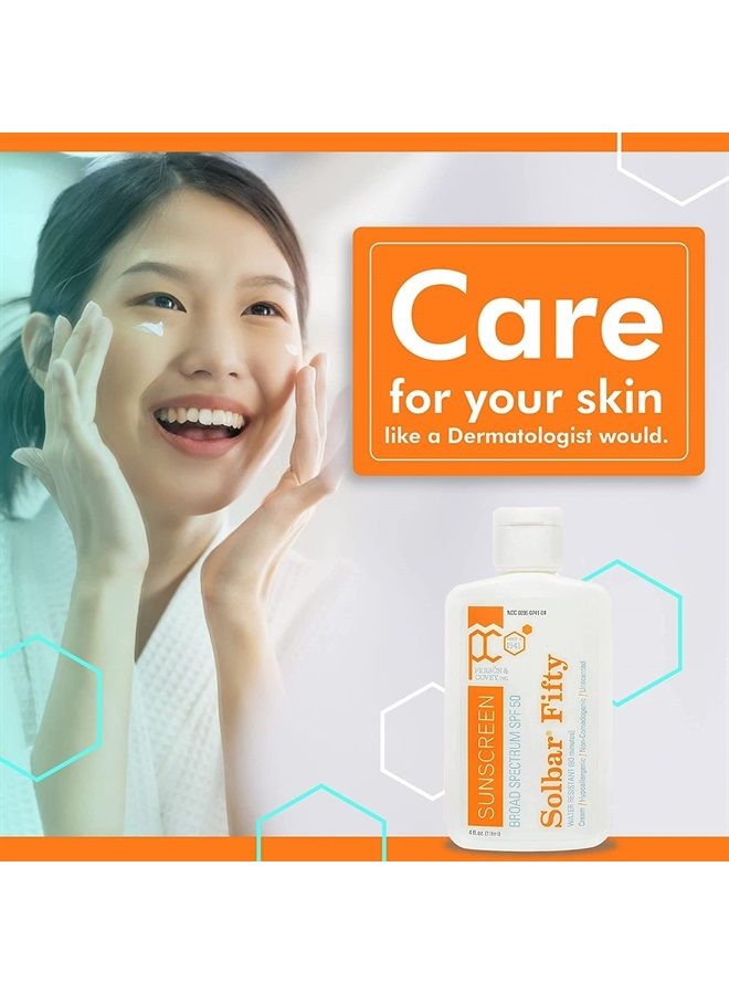 Solbar Fifty Pf Cream Sunscreen Spf 50 Unscented, 4 Oz, 4 Oz