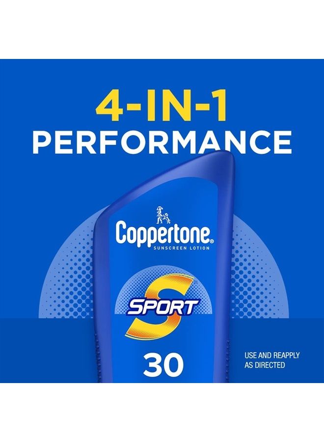 SPORT Sunscreen SPF 30, Water Resistant Sunscreen Lotion, Broad Spectrum SPF 30 Sunscreen, Bulk Sunscreen Pack, 7 Fl Oz Bottle, Pack of 2