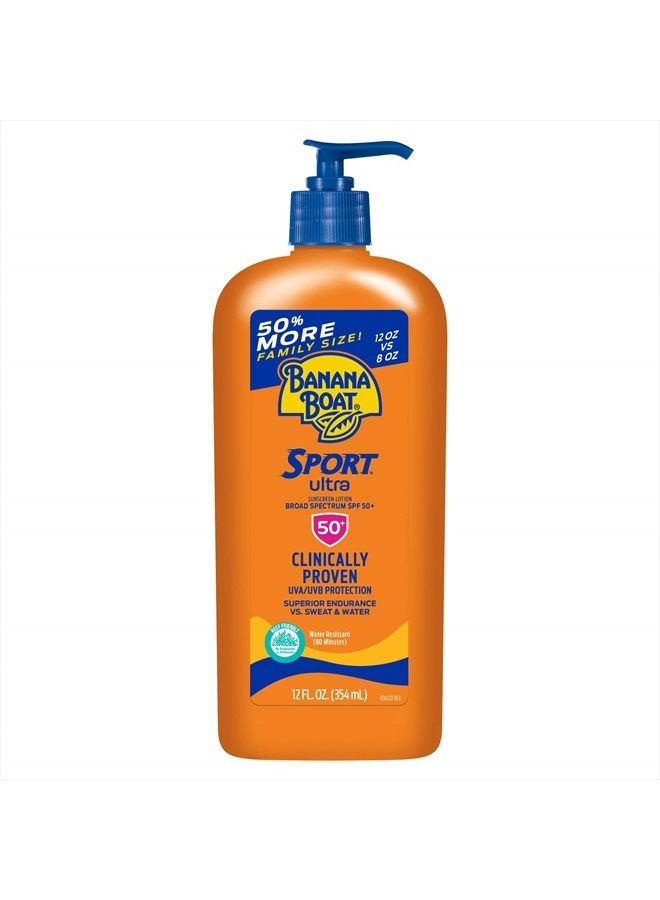 Ultra Sport Sunscreen Lotion, Broad Spectrum, SPF 50, 12oz.