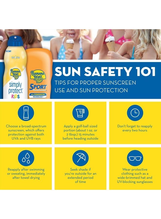 Suncare Banana Boat Simply Protect Mineral-based Sunscreen Lotion for Baby Spf 50+, 6 Oz