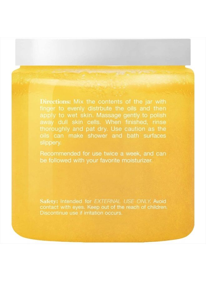 Majestic Pure Sweet Orange Body Scrub - Exfoliates, Moisturizes, and Nourishes Skin, 10 oz