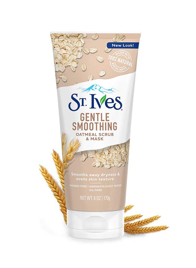 Gentle Smoothing Oatmeal Facial Scrub 170grams