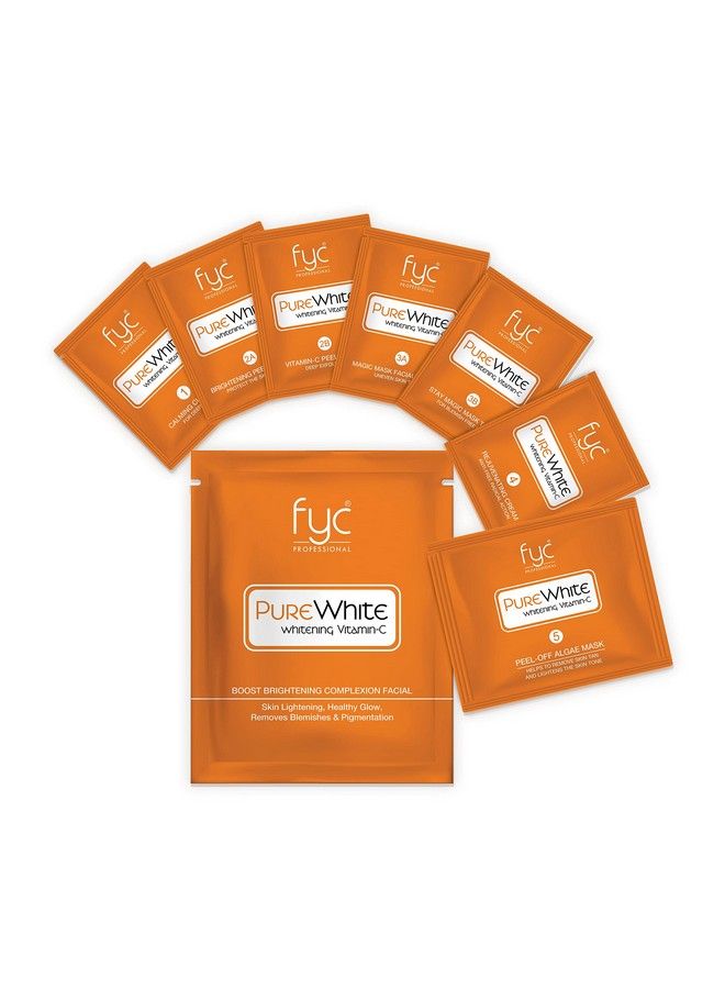 Professional Yavi Cosmetics Pure White Vitaminc Facial Kit Pouch One Time Use