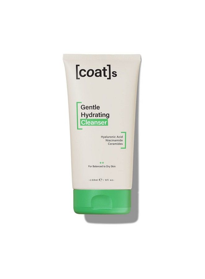 Gentle Hydrating Facial Cleanser With Ceramides + Hyaluronic Acid To Moisturize. Face Cleanser For Women And Men. Face Wash + Face Care + Make Up Remover. Combination To Dry Skin Care (150Ml)