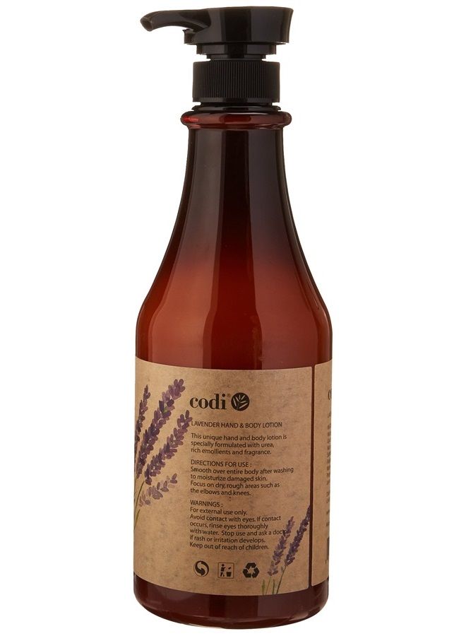 Codi Hand and Body Lotion, Lavender, 25 fl. oz./750ml