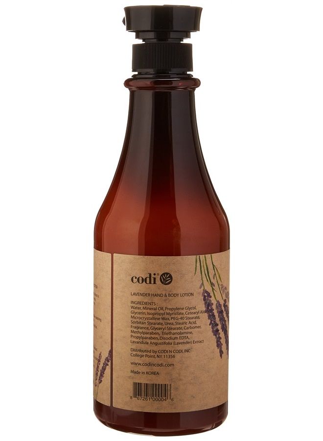Codi Hand and Body Lotion, Lavender, 25 fl. oz./750ml