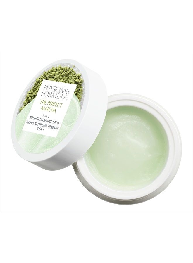 Face Cleansing Balm The Perfect Matcha 3-in-1 Makeup Remover For Eye, Lip, Or Face, Deeply Cleanses Pores And Removes Impurities, Ultra Nourishing Soothing Treatment