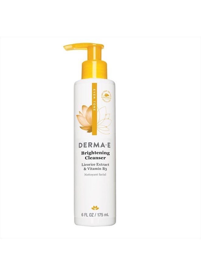 Vitamin C Cleanser - Daily Brightening Cleanser – Hydrating Face Wash to Even Out Skin Tone – Moisturizing Face Cleanser for a Radiant Glow, 6 fl oz