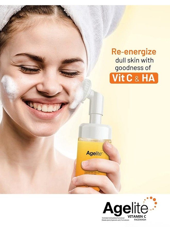 Agelite Vitamin C Face Wash With Natural Fruit Aha'S 100Ml