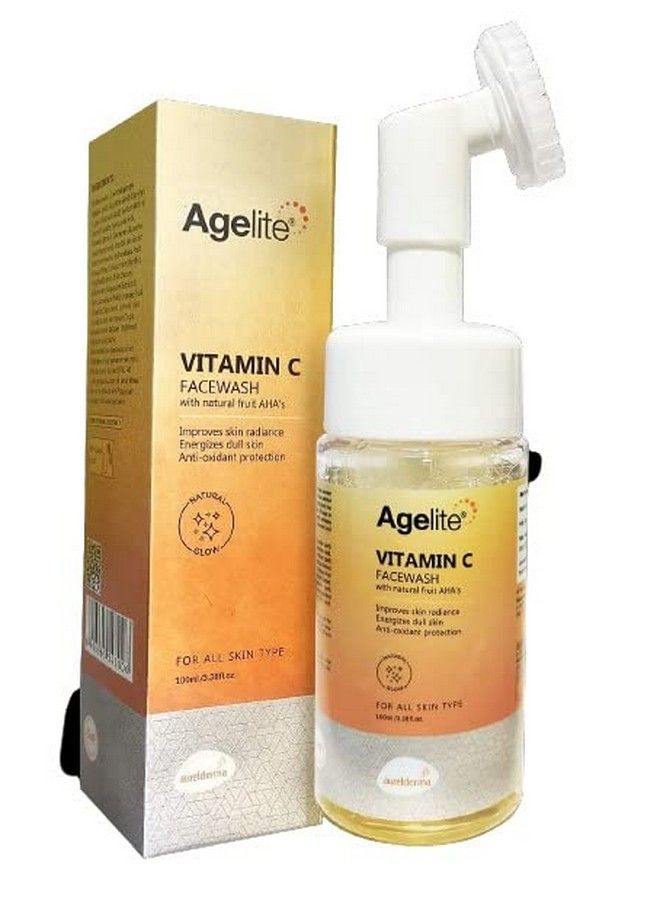 Agelite Vitamin C Face Wash With Natural Fruit Aha'S 100Ml