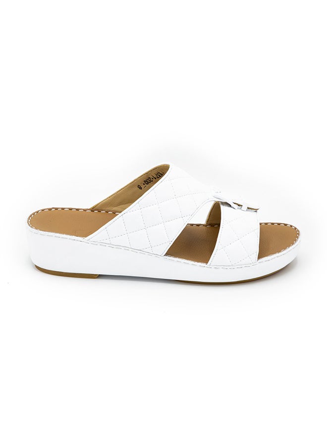 Carlo Arabic Footwear 1371 Size 6 White
