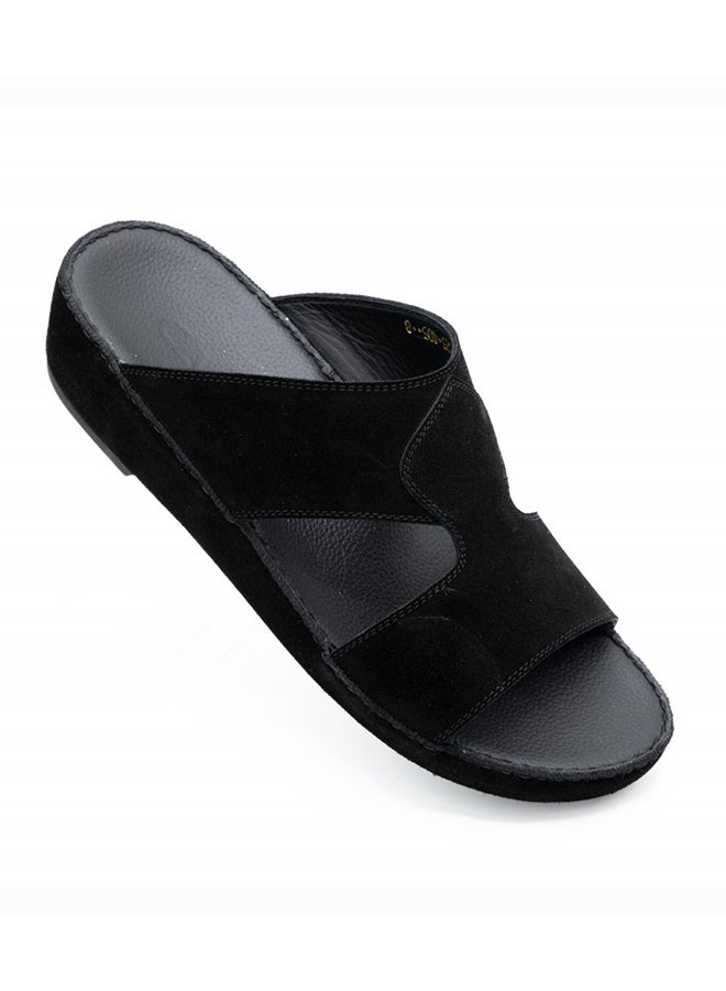 Carlo Arabic Footwear 1325 Suede Size 6 Black
